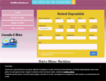 Tablet Screenshot of hotelmilanomarittima.net